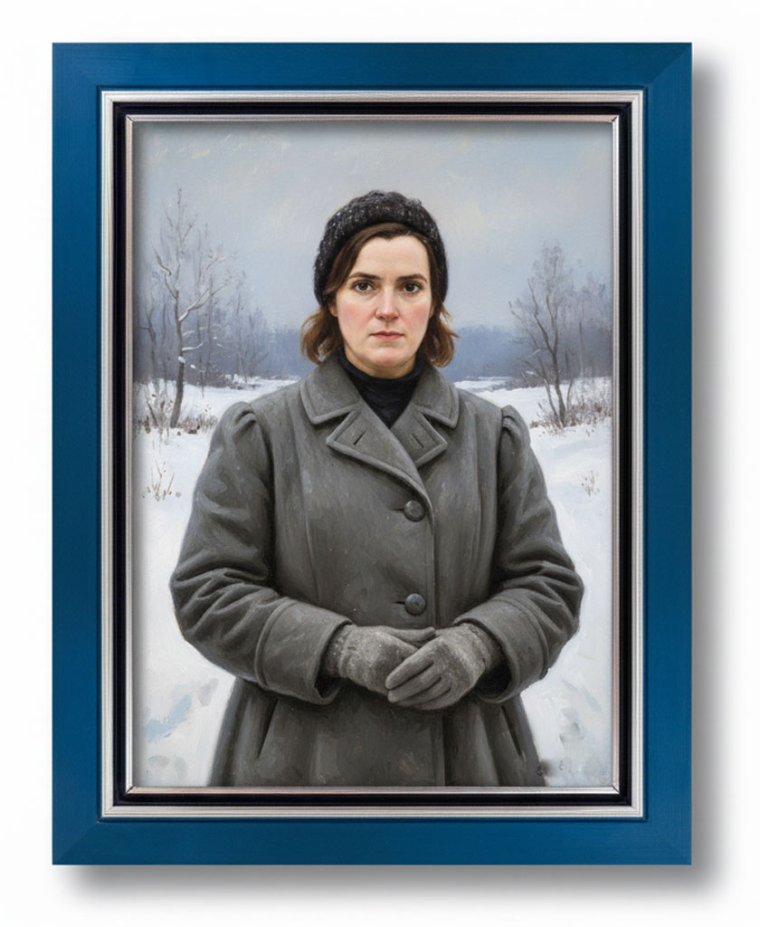 Cirie Bleu nuit boudins argent creux noir